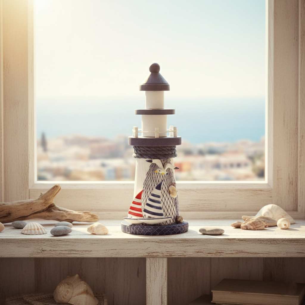 Ahşap Marin Deniz Feneri Model 5  - 2